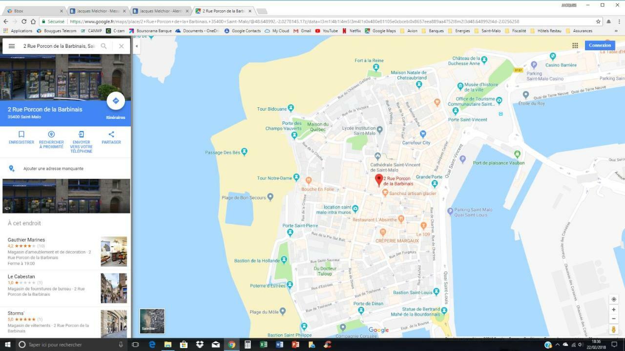 Jacques Melchior Meuble De Tourisme 3 Etoiles Intra Muros Saint-Malo Exteriör bild